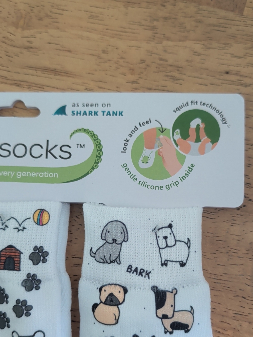 NWT Squid Socks Baby Stay-On Socks in Woof, 0-6 Months - Picture 10 of 10